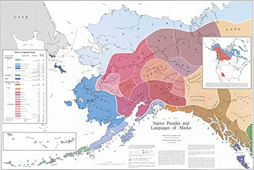 Native Peoples and Languages of Alaska: Map (9780933769007) by Krauss, Michael