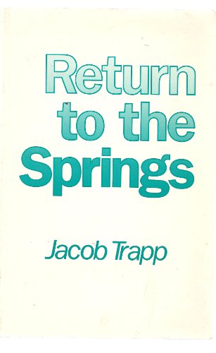 Imagen de archivo de Return to the Springs a la venta por Solr Books