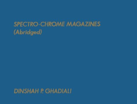 Stock image for Spectro-Chrome Magazines, Abridged for sale by Adkins Books