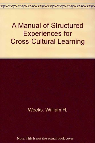 Stock image for A Manual of Structured Experiences for Cross-Cultural Learning for sale by a2zbooks