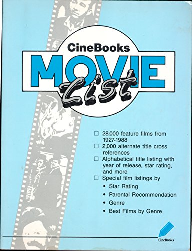 Stock image for Cinebooks Movie List for sale by Newsboy Books