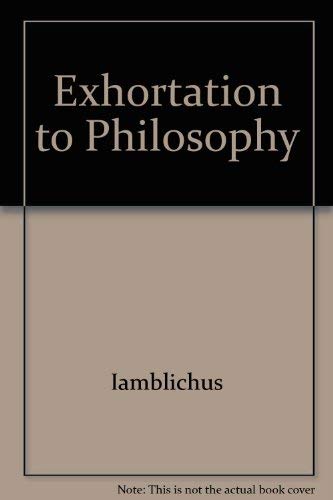 9780933999626: Exhortation to Philosophy