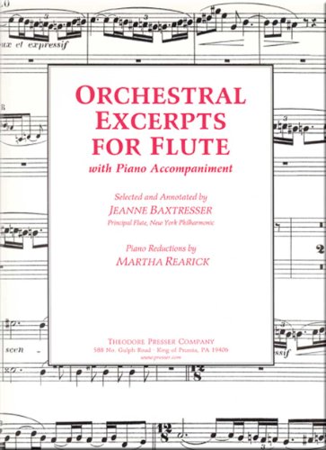 9780934009973: Orchestral Excerpts for Flute