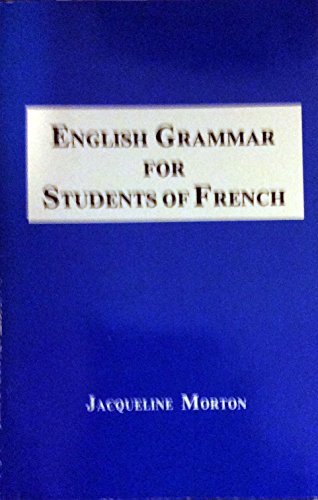 Imagen de archivo de English grammar for students of French a la venta por Wonder Book