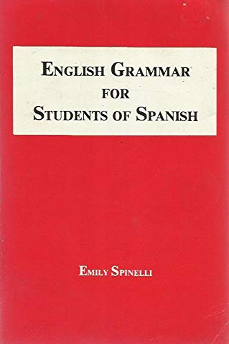 Imagen de archivo de English Grammar for Students of Spanish a la venta por SecondSale