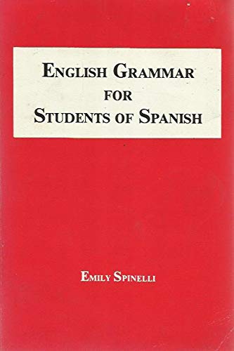Stock image for English Grammar for Students of Spanish for sale by SecondSale