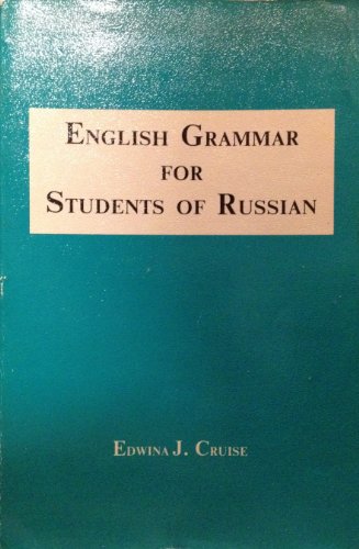 Stock image for English Grammar for Students of Russian (English grammar series) for sale by Keeper of the Page