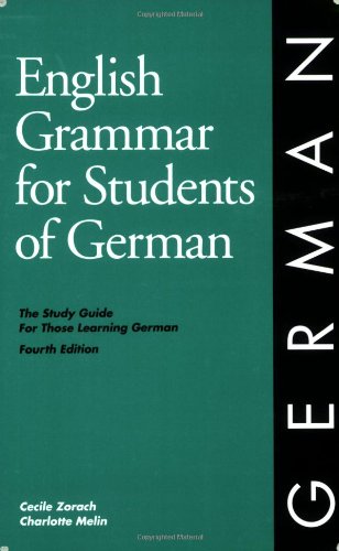 9780934034319: English Grammar for Students of German: The Study Guide for Those Learning German (English Grammar Series)