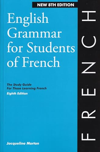 Imagen de archivo de English Grammar for Students of French a la venta por PBShop.store US