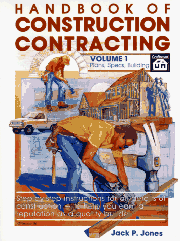 Beispielbild fr Handbook of Construction Contracting: Plans, Specs, Building zum Verkauf von Wonder Book