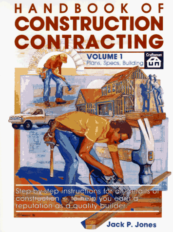 Imagen de archivo de Handbook of Construction Contracting: Plans, Specs, Building a la venta por Your Online Bookstore
