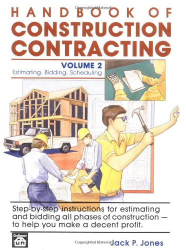 Imagen de archivo de Handbook of Construction Contracting: Estimating, Bidding, Scheduling, Vol. 2 a la venta por Orion Tech