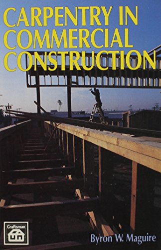 Imagen de archivo de Carpentry in Commercial Construction a la venta por Better World Books