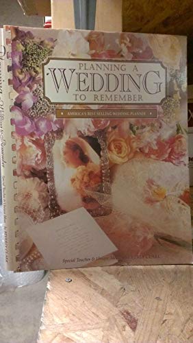 9780934081092: Planning a Wedding to Remember: The Perfect Wedding Planner