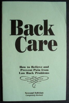 Beispielbild fr Back Care zum Verkauf von Wonder Book