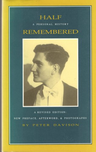 9780934257794: Half Remembered: A Personal History