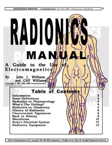 Radionics Manual (9780934274227) by Williams, John