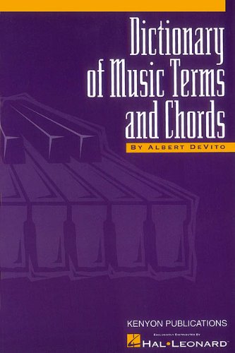 Stock image for Dictionary of Music Terms and Chords for sale by Front Cover Books
