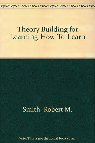 Beispielbild fr Theory Building for Learning How to Learn zum Verkauf von Better World Books