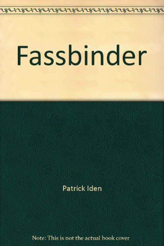 Beispielbild fr Fassbinder zum Verkauf von Dave's Books