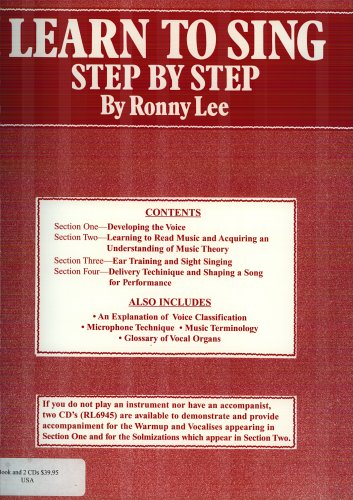 Stock image for Learn to Sing Step by Step for sale by ThriftBooks-Atlanta