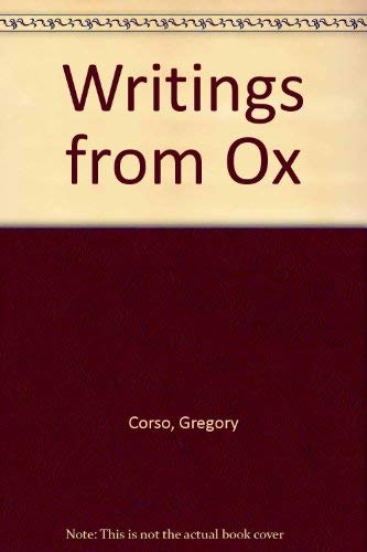 Writings from Ox (9780934450102) by Corso, Gregory