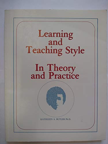 Imagen de archivo de Learning and Teaching Style: In Theory and Practice a la venta por ZBK Books