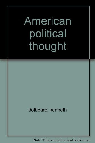 Imagen de archivo de American Political Thought a la venta por Better World Books