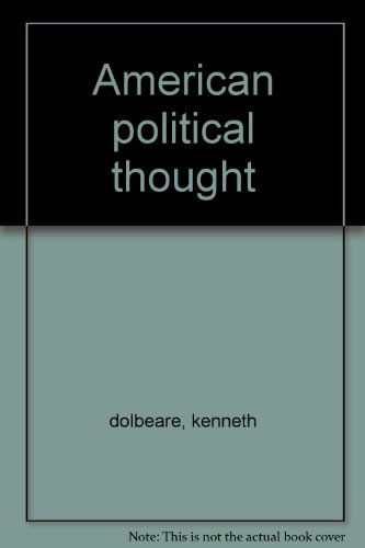 Stock image for American Political Thought for sale by Better World Books