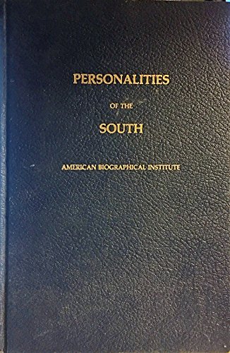 Beispielbild fr Personalities of the South zum Verkauf von Wonder Book