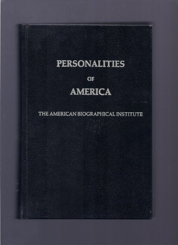 Beispielbild fr Personalities of America zum Verkauf von Bookmarc's