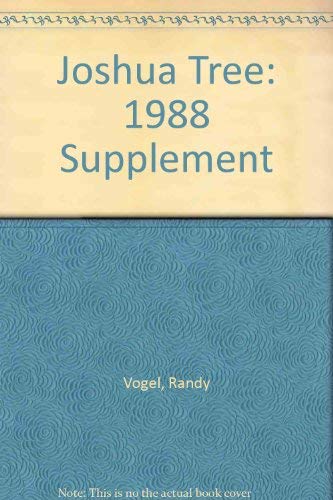 Stock image for Joshua Tree: 1988 Supplement for sale by HPB-Red