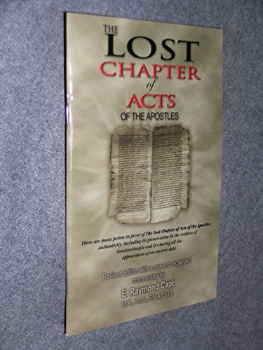 Stock image for The Lost Chapter of Acts of the Apostles for sale by HPB-Diamond