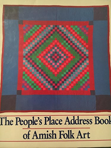 Stock image for The People's Place Address Book of Amish Folk Art for sale by Wonder Book