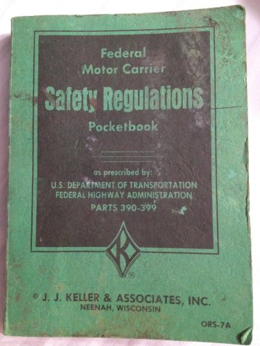 Beispielbild fr Federal Motor Carrier Safety Regulations Pocketbook (7ORSA) zum Verkauf von Wonder Book
