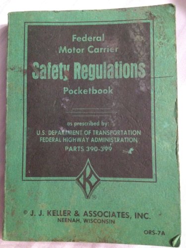 Stock image for Federal Motor Carrier Safety Regulations Pocketbook (7ORSA) for sale by Once Upon A Time Books