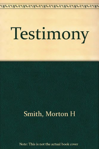 9780934688253: Testimony