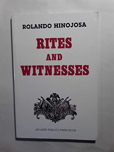 Stock image for Rites and Witnesses: A Comedy (Klail City Death Trip Series) for sale by SecondSale