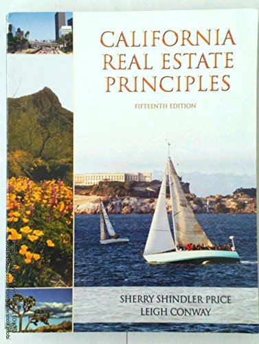 Beispielbild fr California Real Estate Principles zum Verkauf von St Vincent de Paul of Lane County