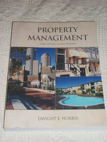 Imagen de archivo de Property Management a la venta por ThriftBooks-Atlanta