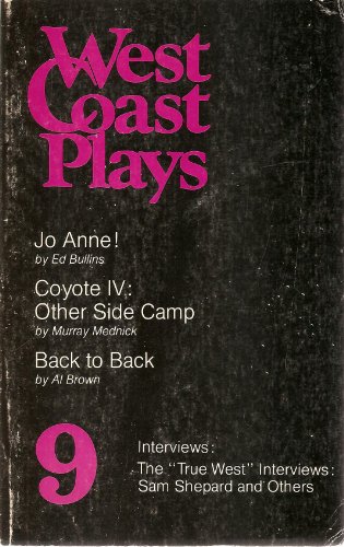 Stock image for West Coast Plays 9 for sale by Chapter 2 Books