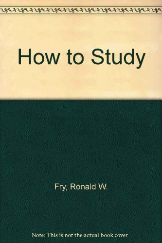 How to Study (9780934829366) by Fry, Ron