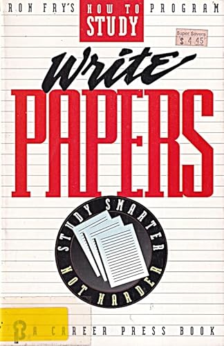 Imagen de archivo de Write Papers a la venta por SecondSale