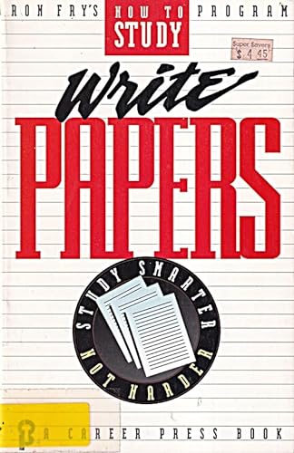 9780934829915: Write Papers