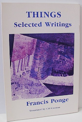 9780934834704: Things: Selected Writings