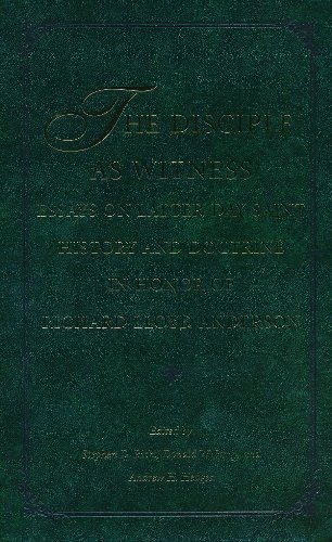 Beispielbild fr The Disciple As Witness: Essays on Latter-Day Saint History and Doctrine in Honor of Richard Lloyd Anderson zum Verkauf von The Book Spot