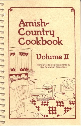 Stock image for Amish-Country Cookbook, Vol. 2 for sale by HPB-Ruby