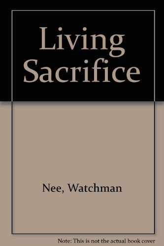 9780935008074: Living Sacrifice