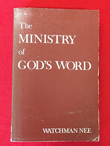 Stock image for Ministry of God's Word for sale by SecondSale