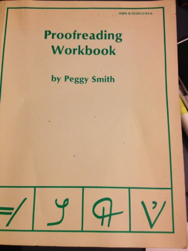 Proofreading workbook (9780935012033) by Smith, Peggy